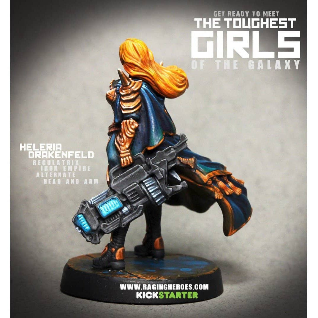 Heleria Drakenfeld, Regulatrix (IE) - Raging Heroes