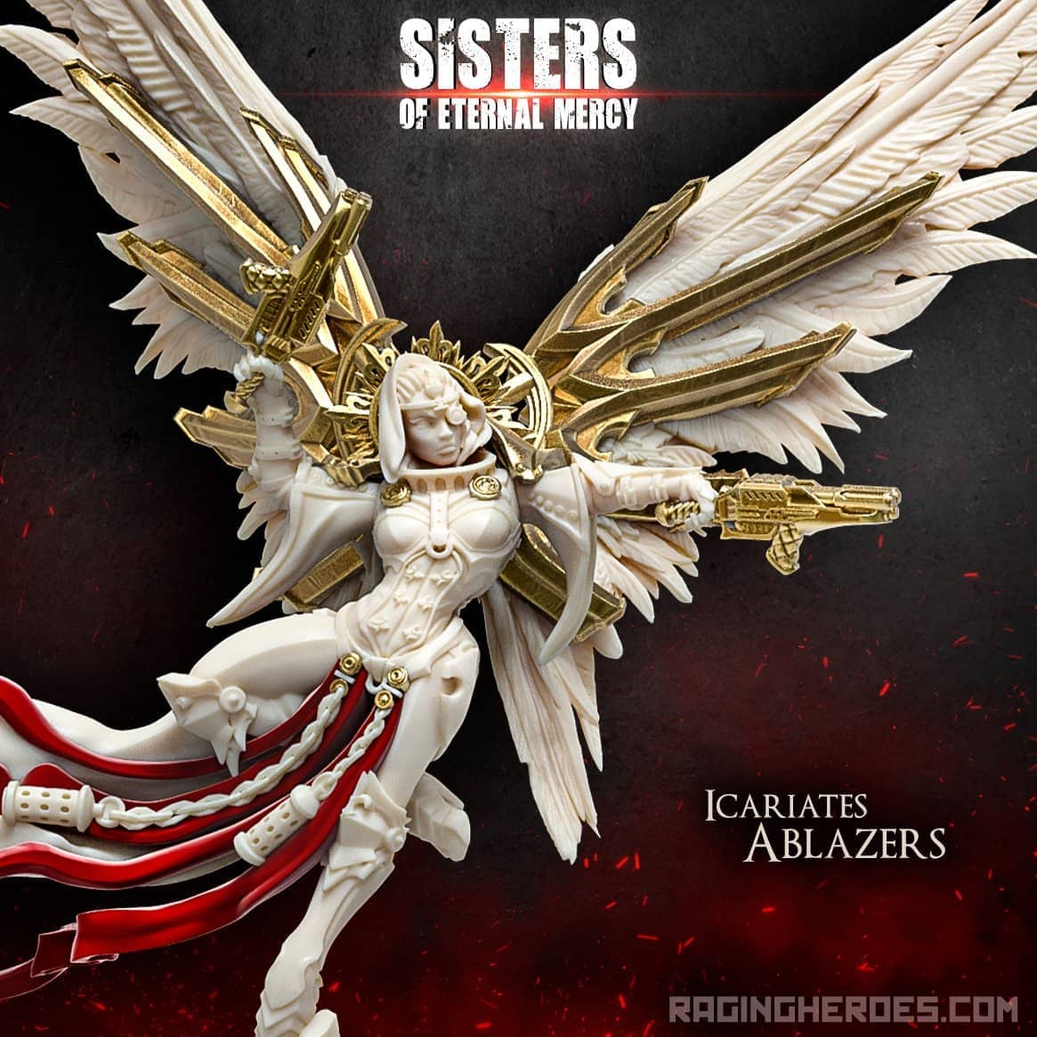 Heavy Fire Pack With Ablazers (Sisters - SF) - Raging Heroes