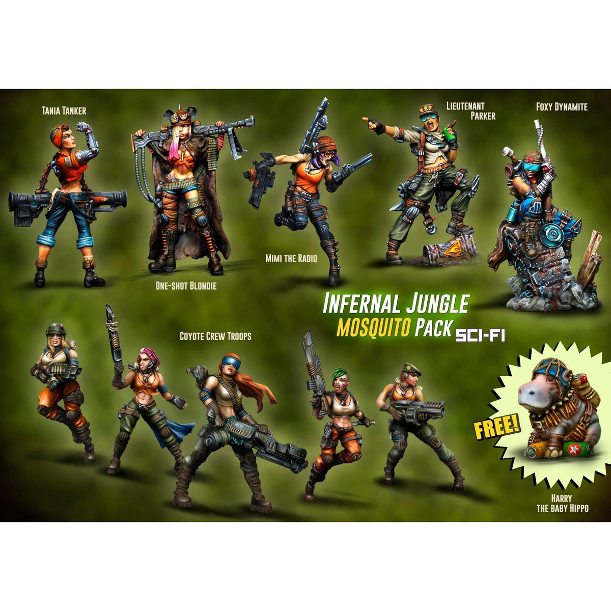 Infernal Jungle MOSQUITO Pack (JB) - Raging Heroes