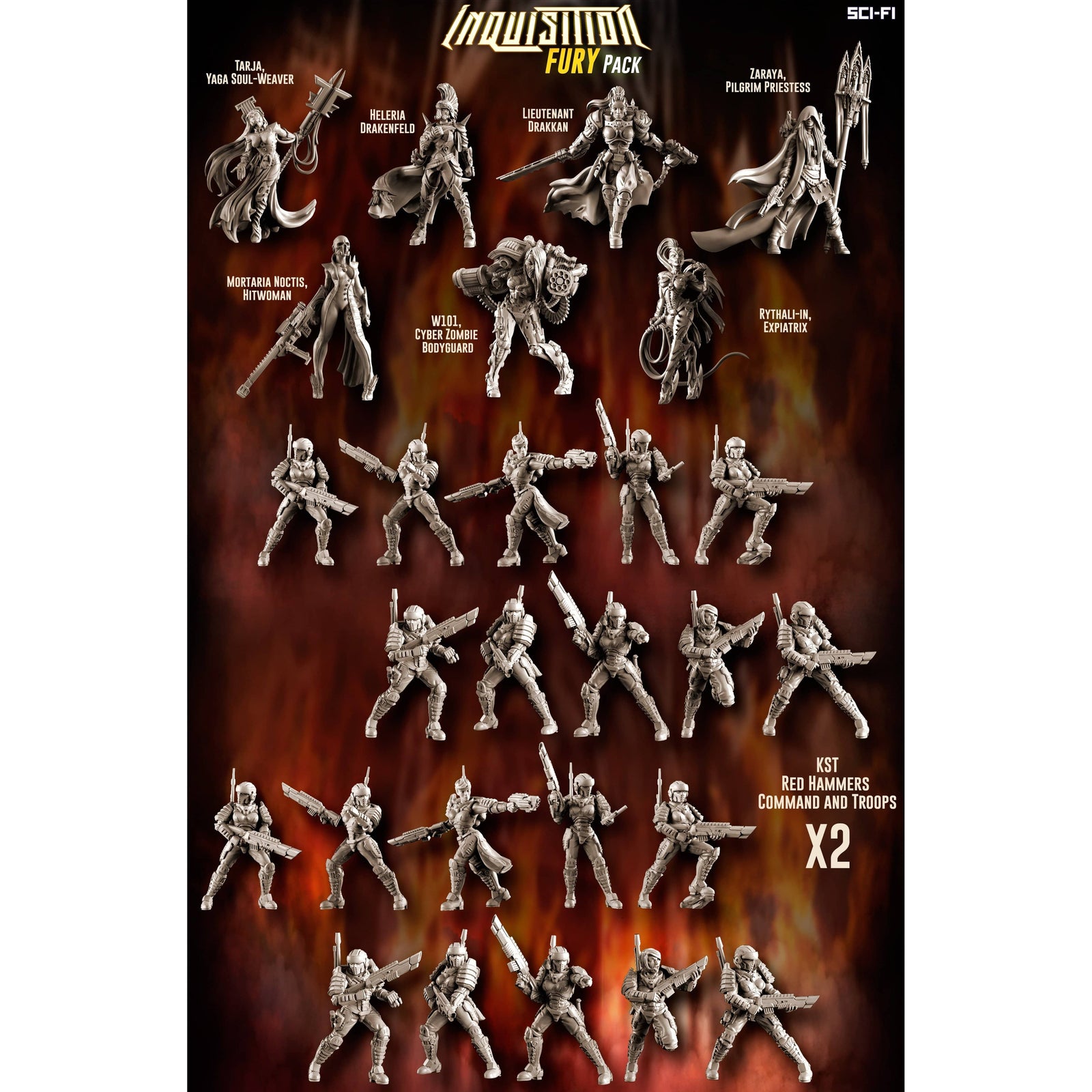Inquisition Fury Pack (Mixed - SF)