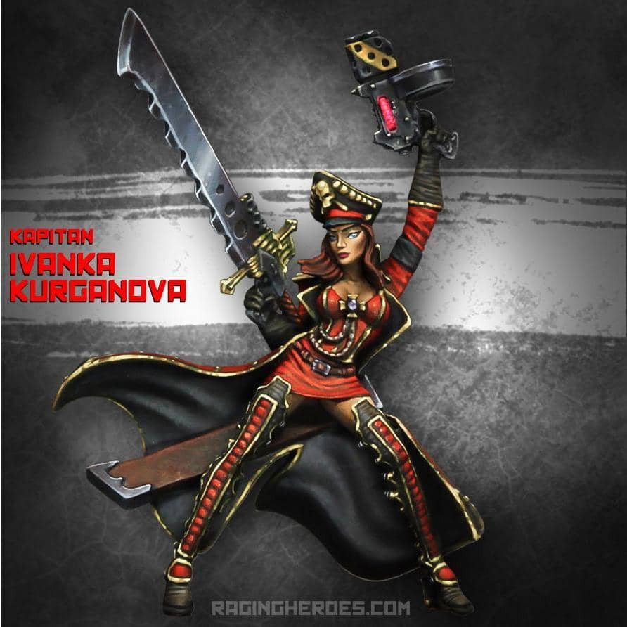 Kapitan Ivanka Kurganova (28mm) - Raging Heroes