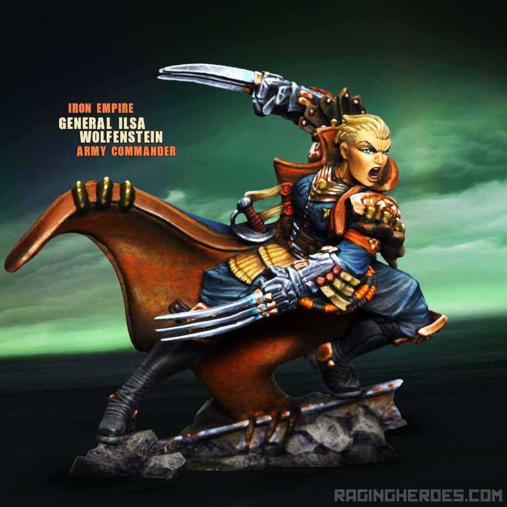 General Ilsa Wolfenstein, Army Commander (IE) - Raging Heroes