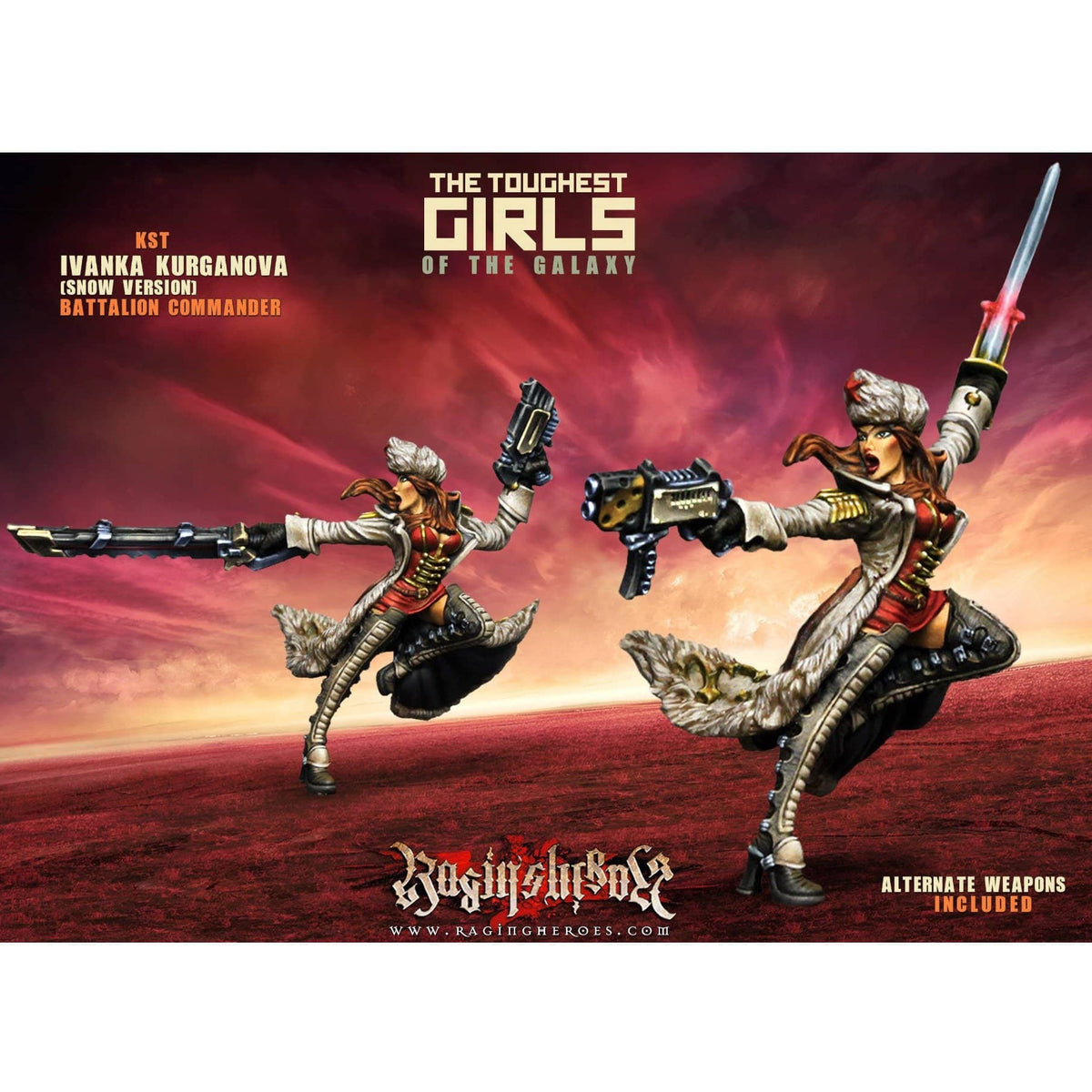 Ivanka Kurganova (Snow Version), Battalion Commander (KST) - Raging Heroes