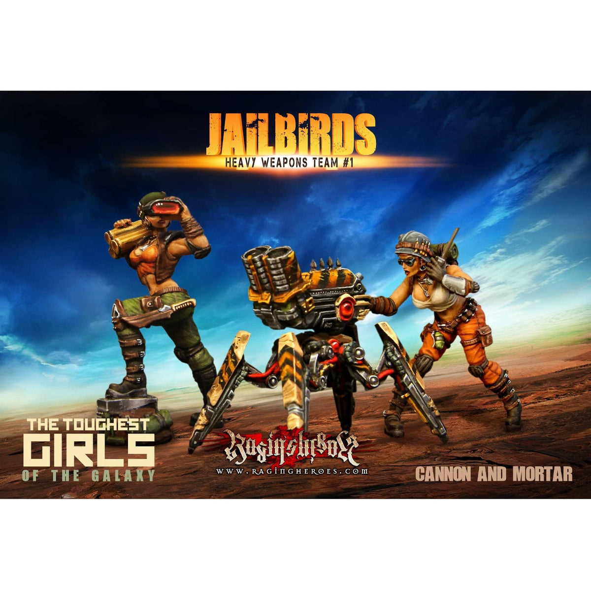 Jailbirds Heavy Weapons Team #01 (JB) - Raging Heroes