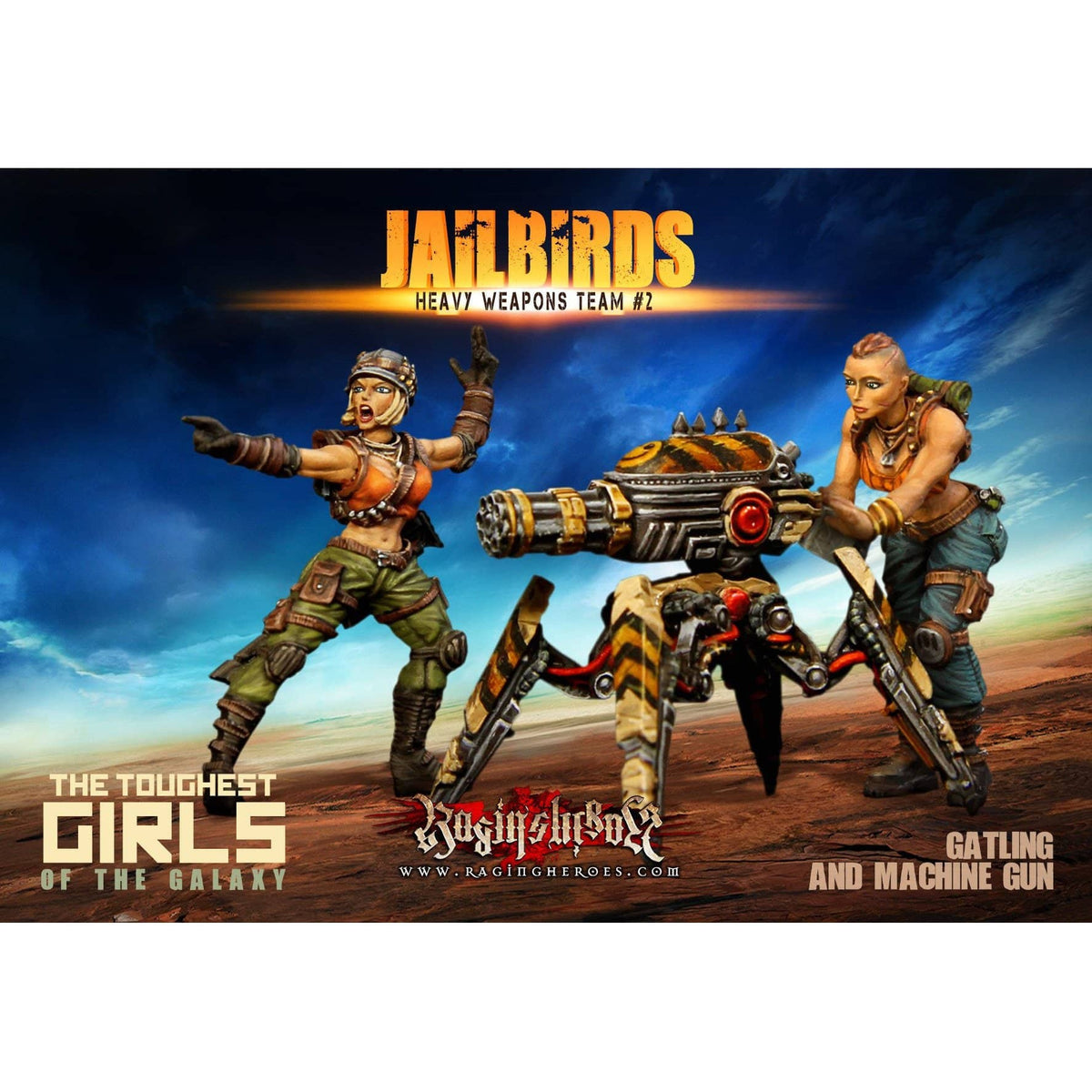 Jailbirds Heavy Weapons Team #02 (JB) - Raging Heroes