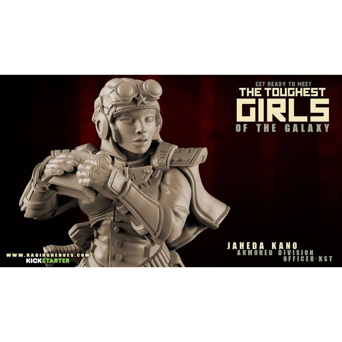 Jaheda Kano, Armoured Division Officer (KST) - Raging Heroes