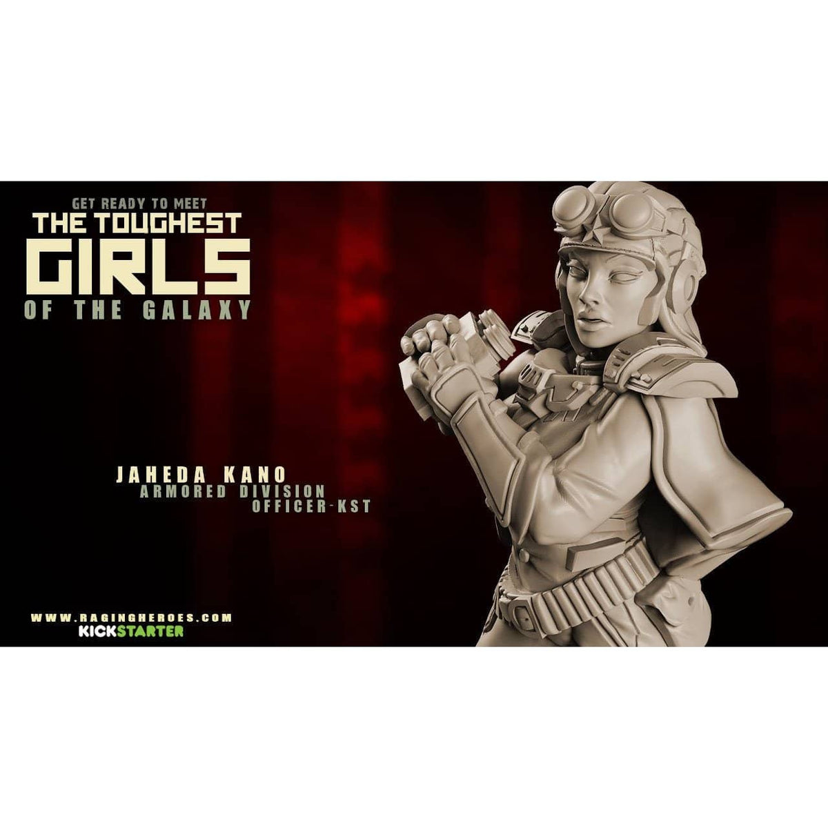 Jaheda Kano, Armoured Division Officer (KST) - Raging Heroes