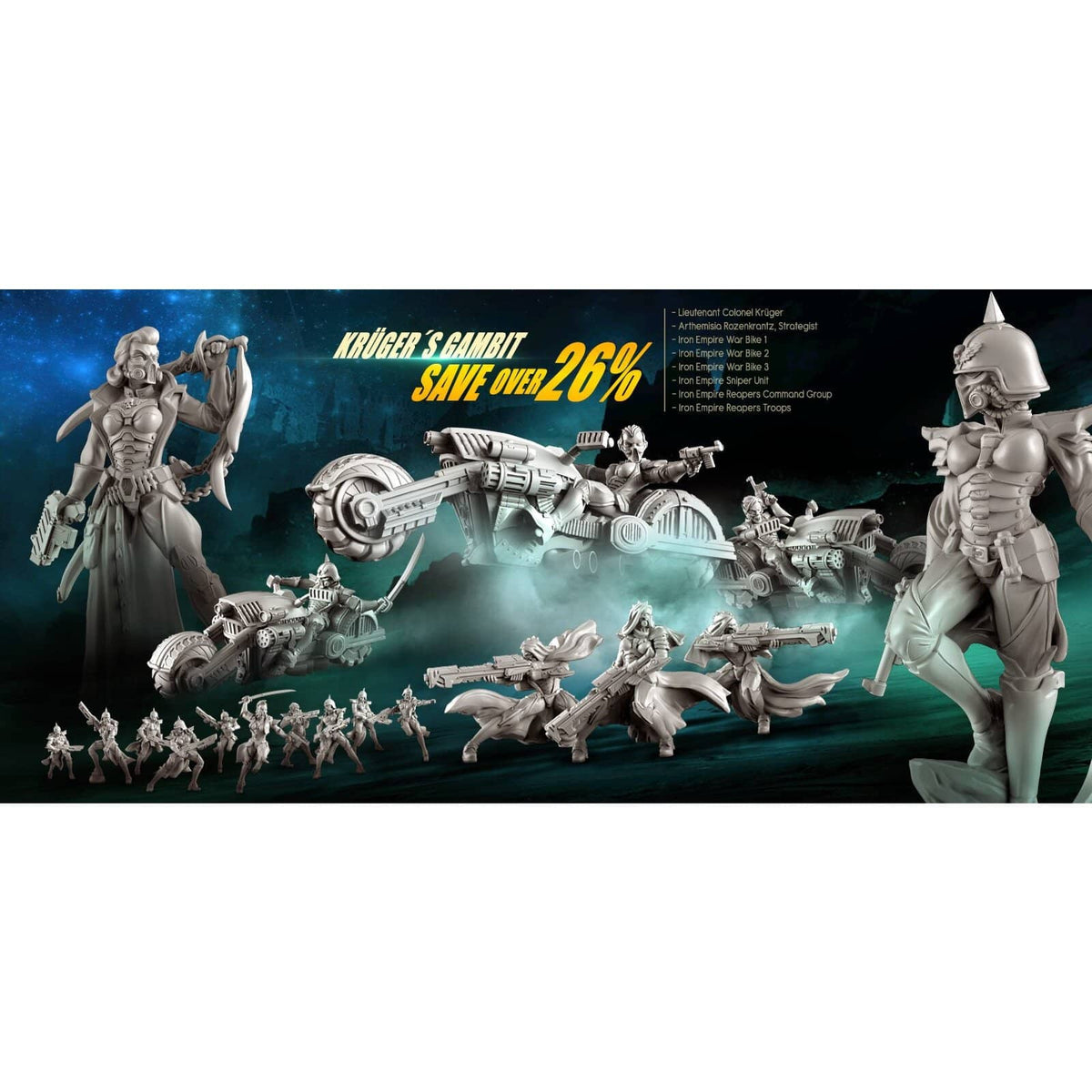 WINTER PACK - Iron Empire : Krüger&#39;s Gambit - Raging Heroes