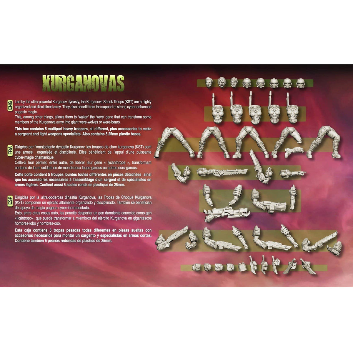 WINTER PACK Kurganova : Red Hammers HQ - Raging Heroes