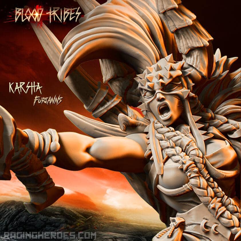 Krezia the Black and the Furianns (BT - F) - Raging Heroes