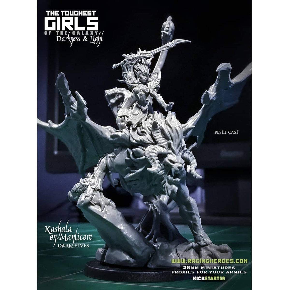 Manticore with Lady Kashala - Raging Heroes