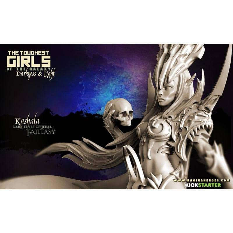 Lady Kashala, Dark Elf General (DE - Fantasy) - Raging Heroes