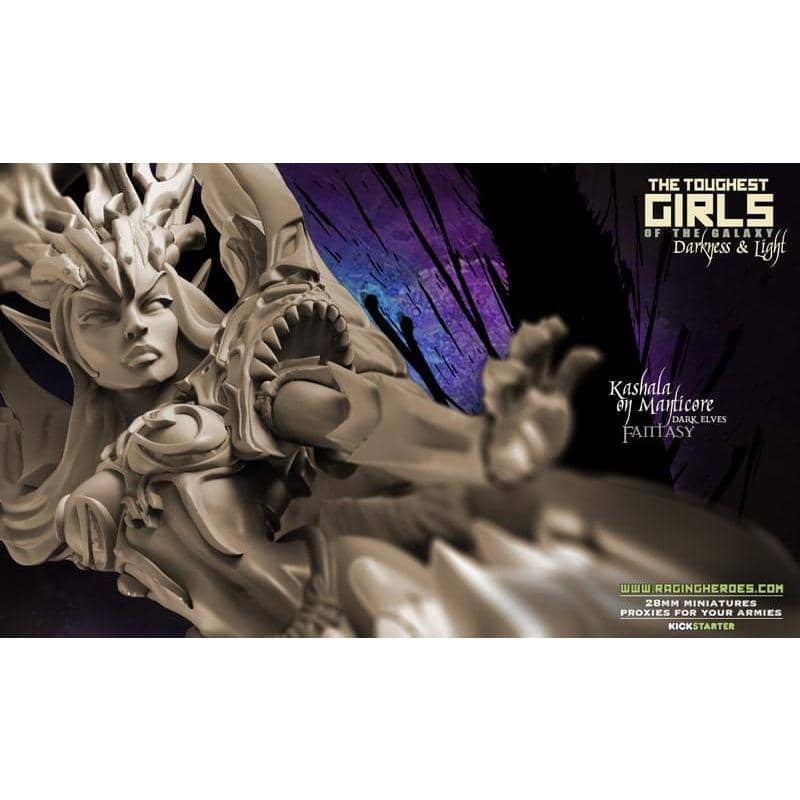 Manticore with Lady Kashala - Raging Heroes