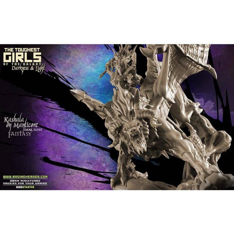 Manticore with Lady Kashala - Raging Heroes