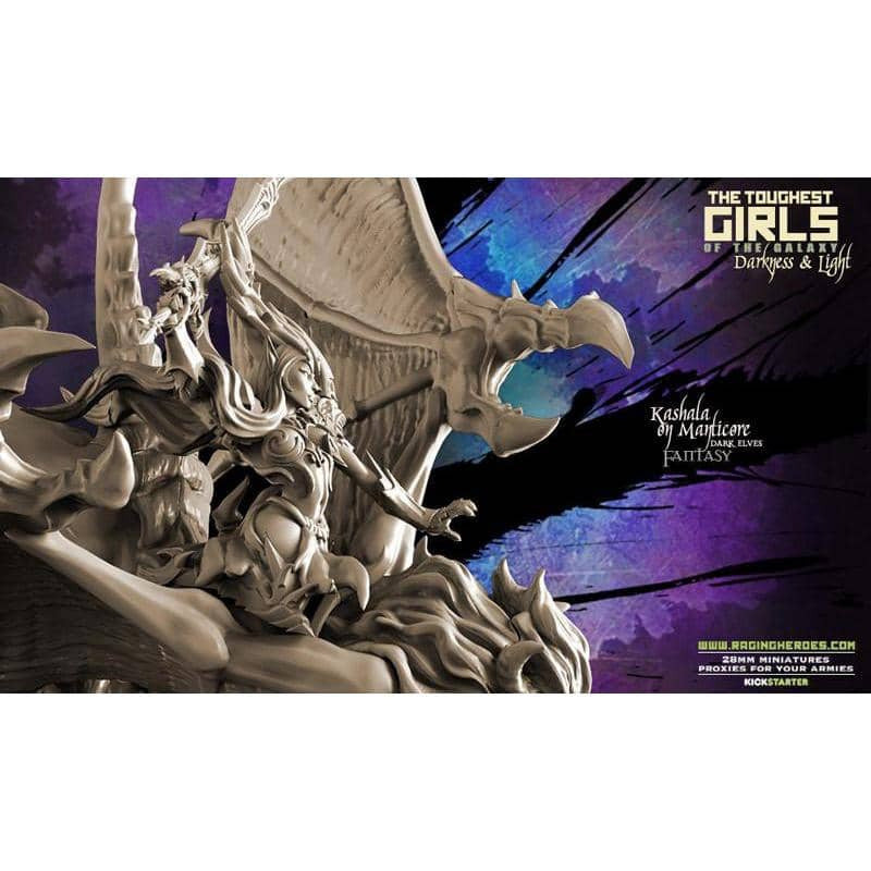 Manticore with Lady Kashala - Raging Heroes