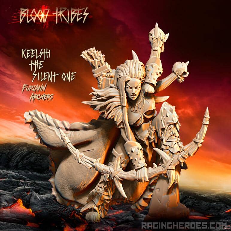 Keelshi, the Silent One - AR CG (BT - F) - Raging Heroes