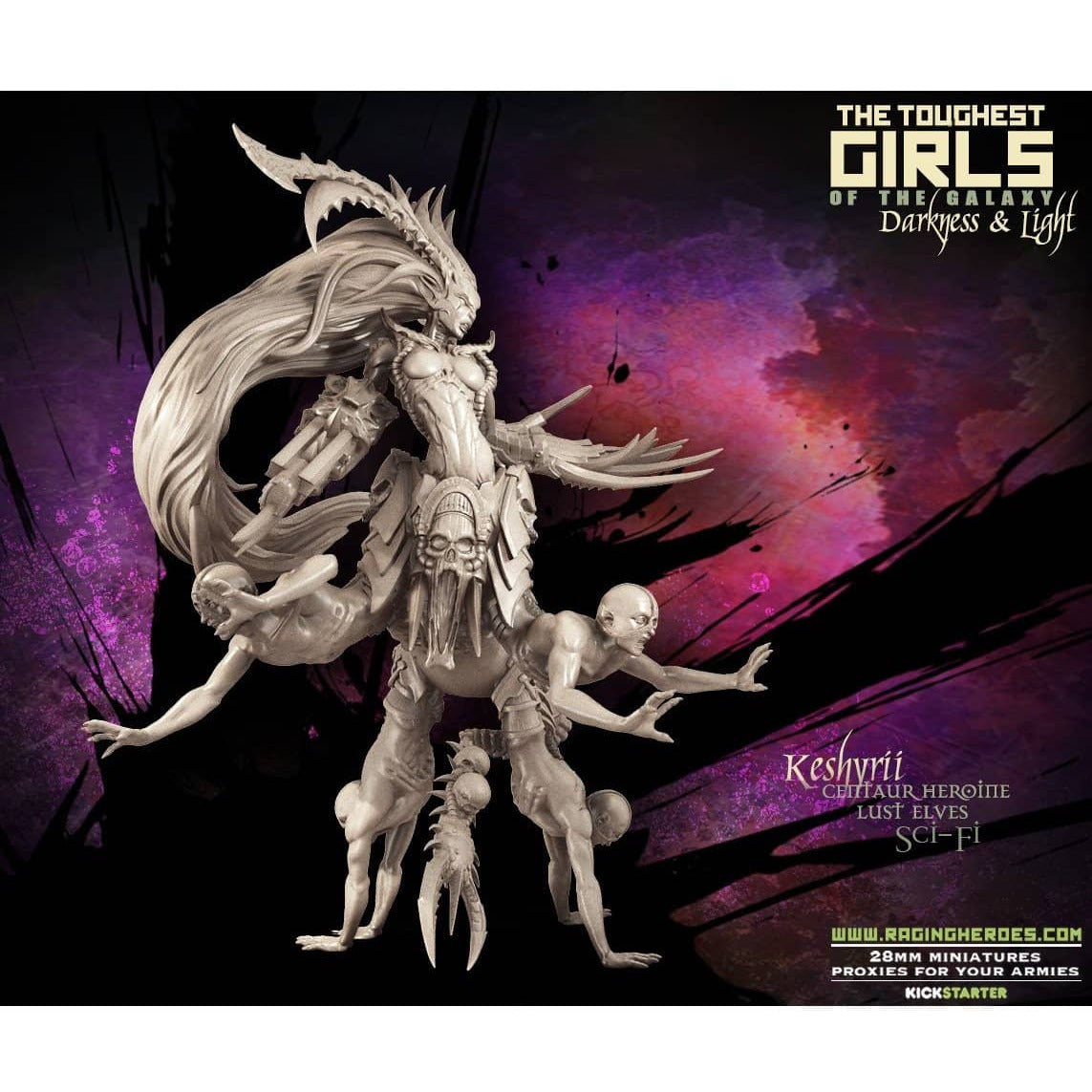 Keshyrii, Centaur Heroine (LE - SF) - Raging Heroes