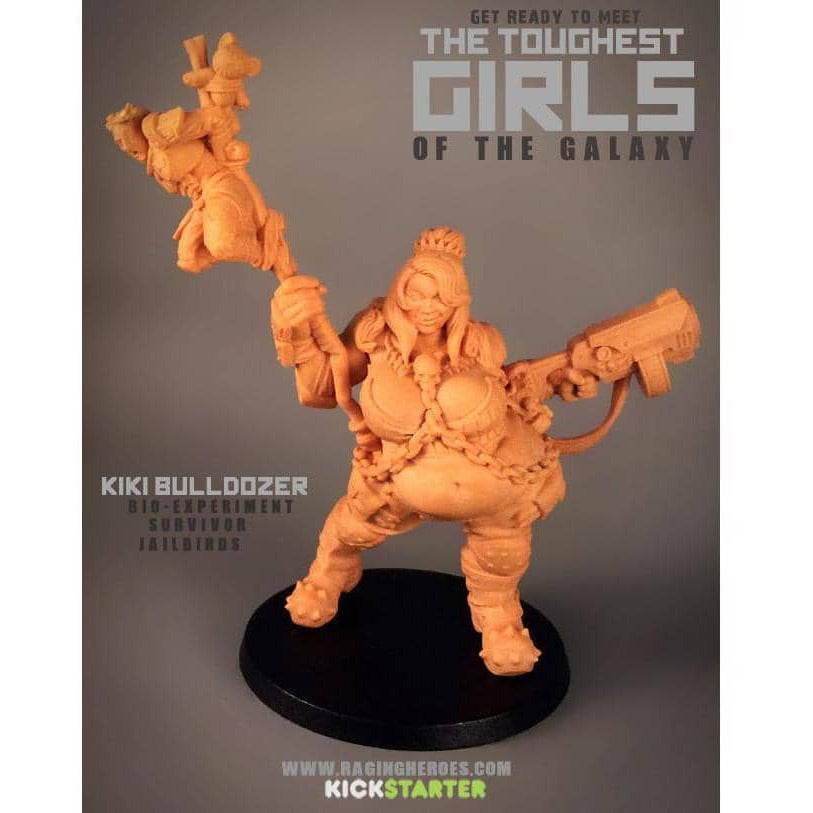 Kiki Bulldozer, Bio-Experiment Survivor (JB) - Raging Heroes