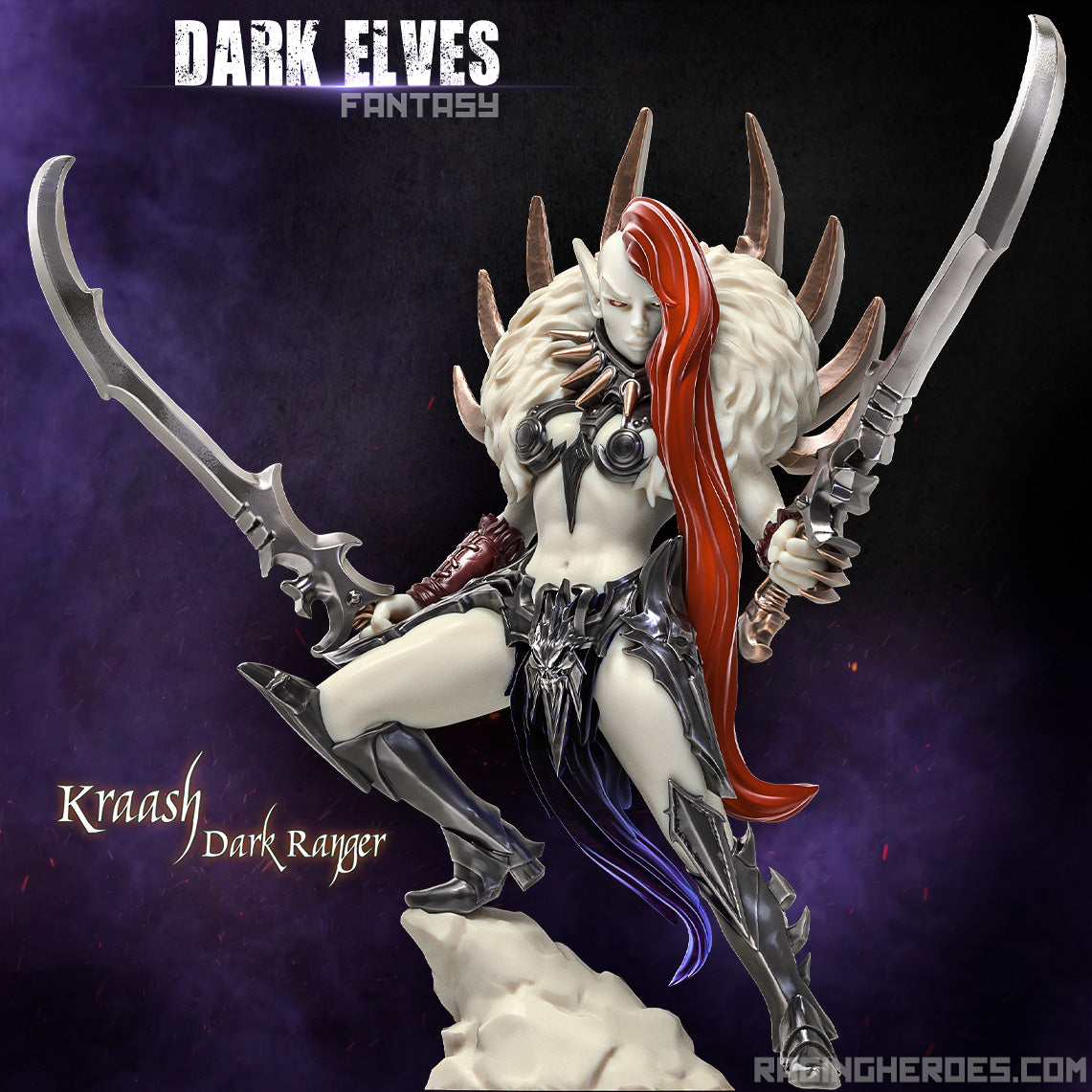 Kraash, Dark Ranger (DE - F) - Raging Heroes