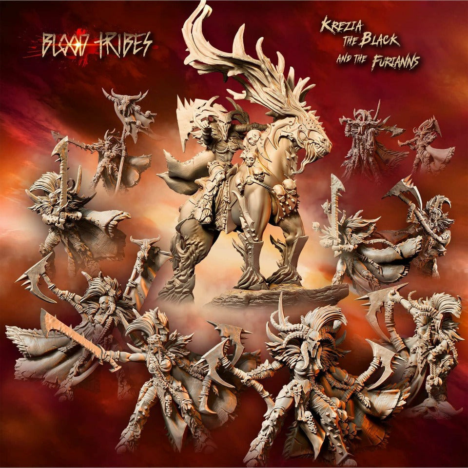 Krezia the Black and the Furianns (BT - F) - Raging Heroes