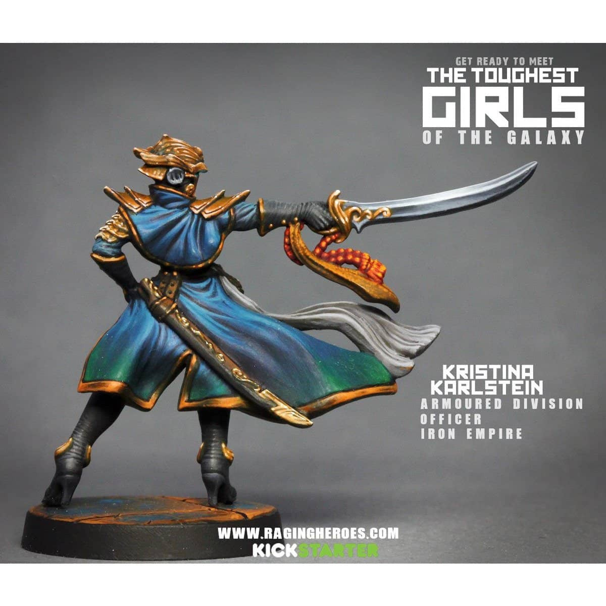 Kristina Karlstein, Armoured Division Officer (IE) - Raging Heroes