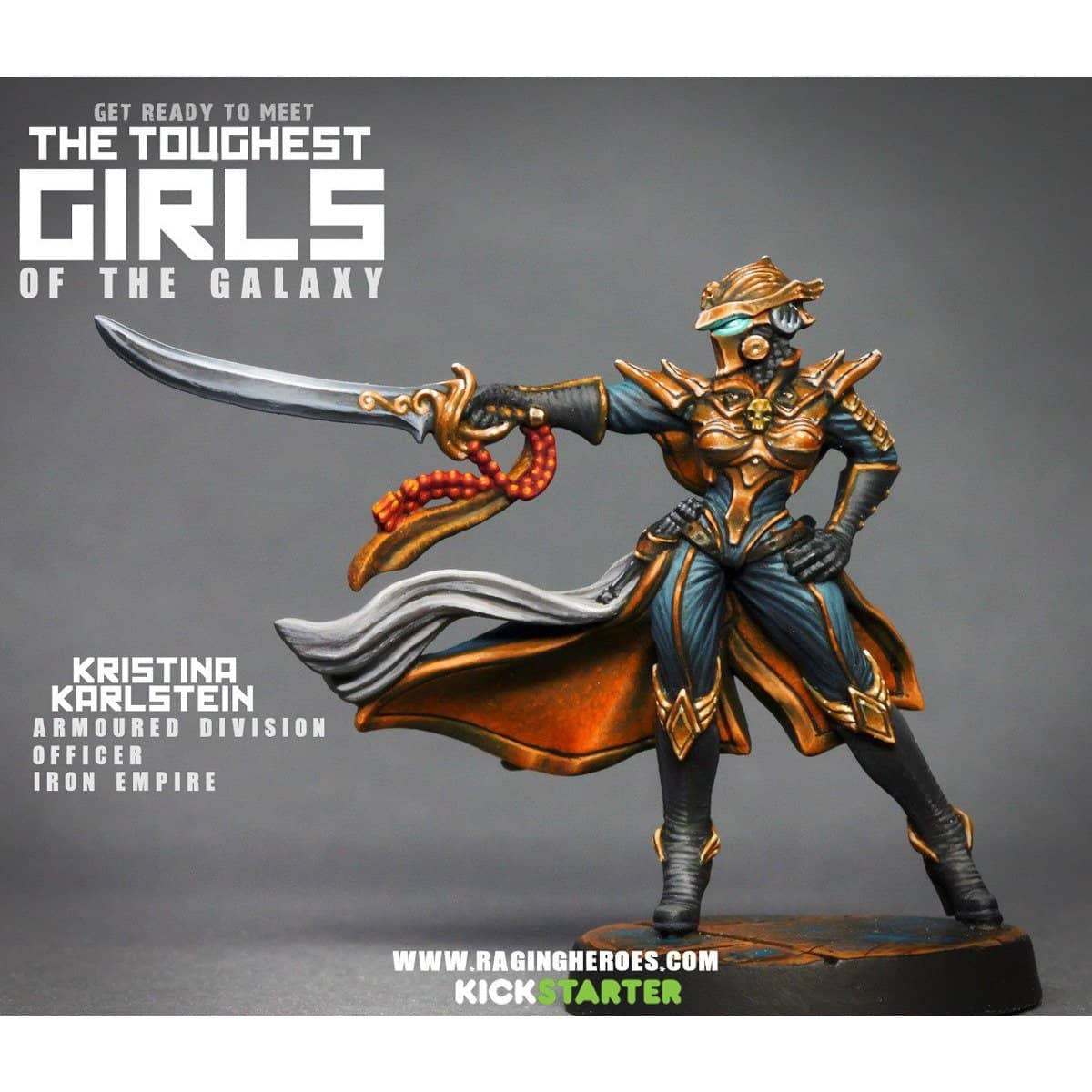 Kristina Karlstein, Armoured Division Officer (IE) - Raging Heroes