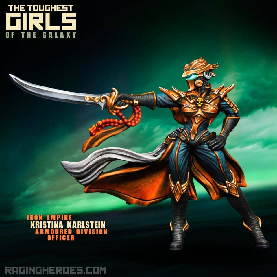 Kristina Karlstein, Armoured Division Officer (IE) - Raging Heroes