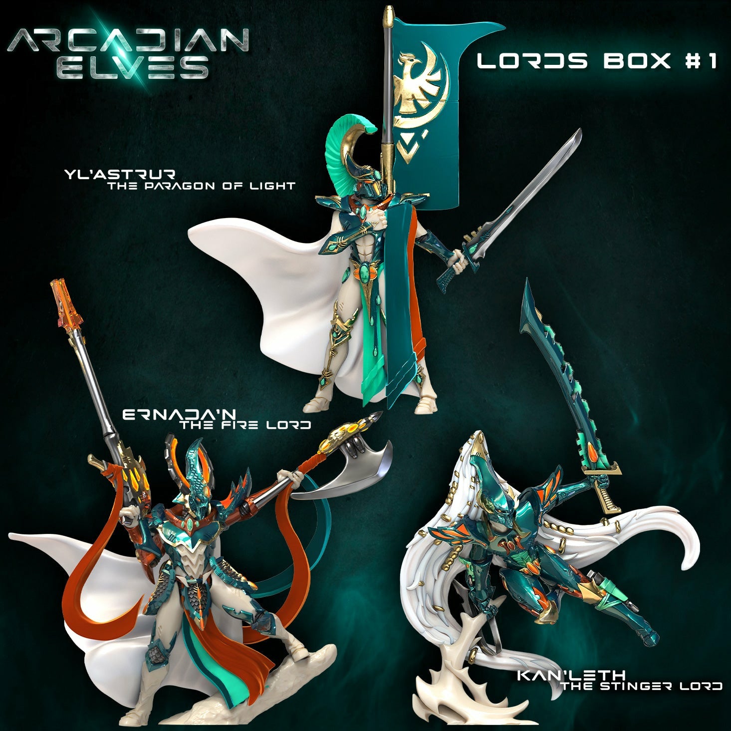 Arcadian Elfen, Lords Box #1 (AE - SF)