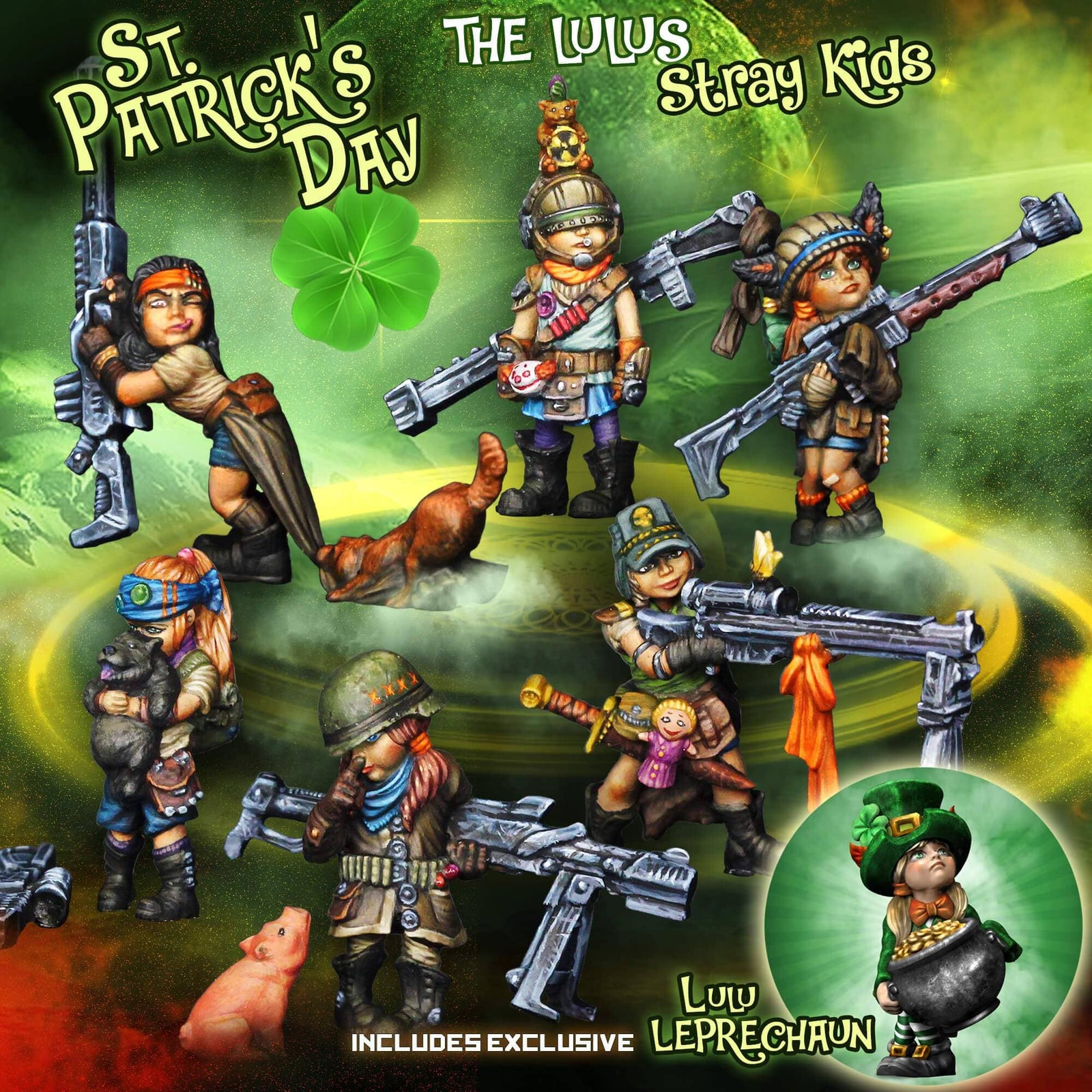 The Lulus, 7 Stray Kids Collector St. Patrick's Day Pack (JB)