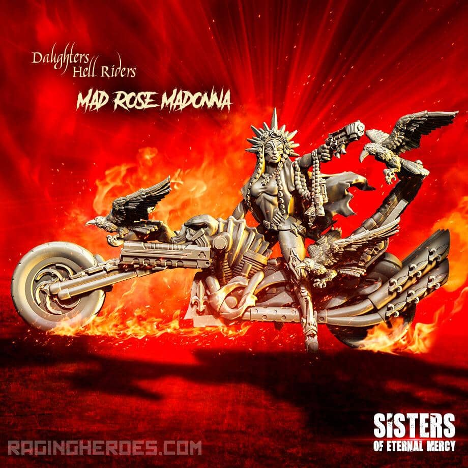マッド・ローズ・マドンナ、地獄のライダーの娘（SOEM -SF） - Raging