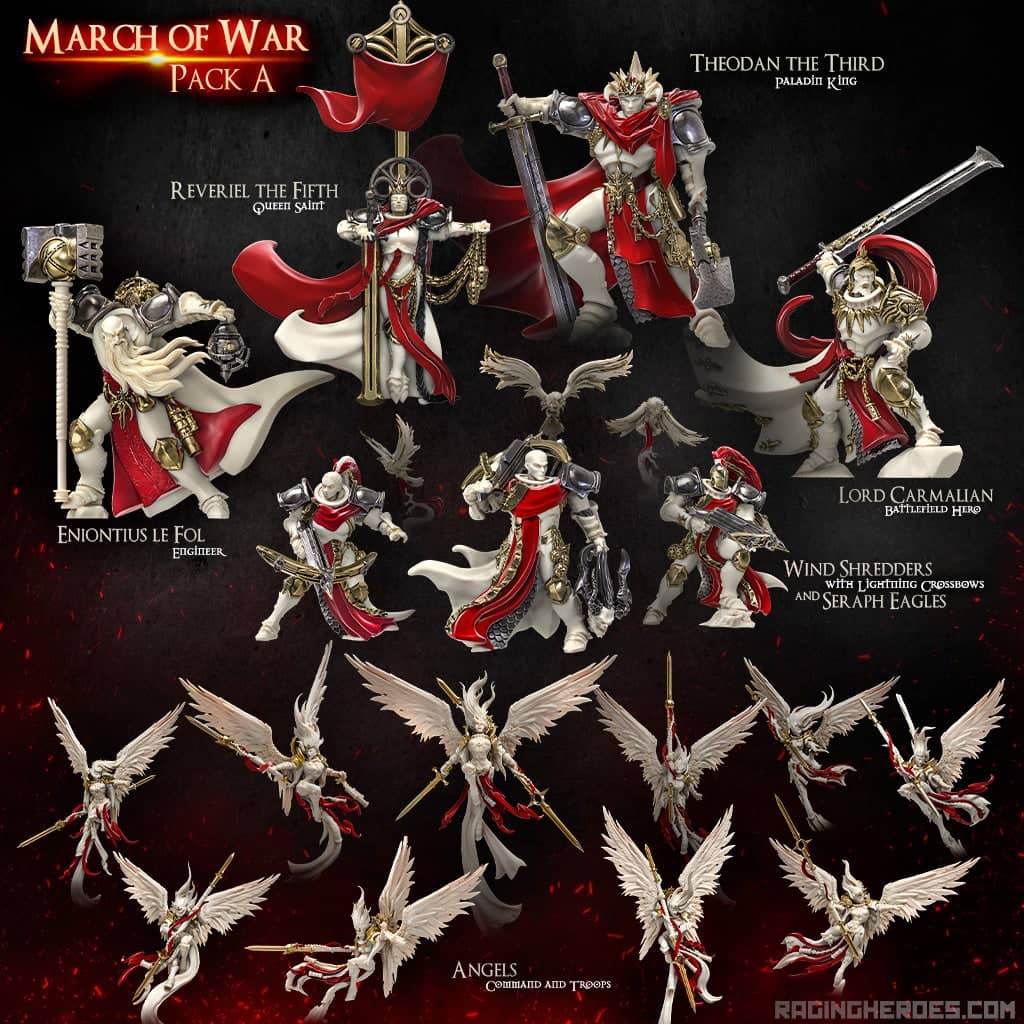 March of War Packs (Sisters - F) - Raging Heroes