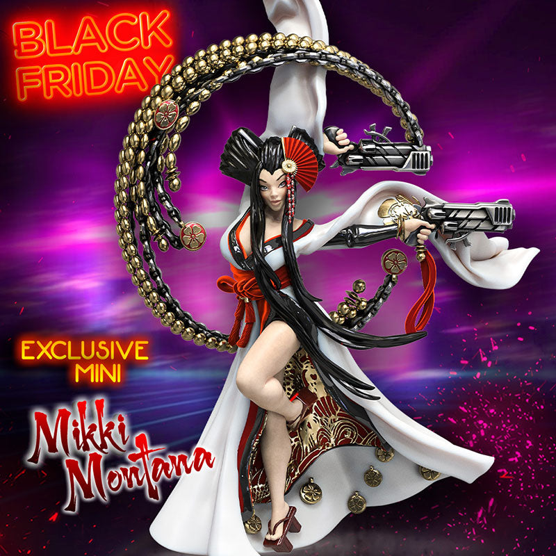 Mikki Montana, Assassin (Cyberpunk - SF) - Exclusive model - BLACK FRIDAY VIP DEAL! - Raging Heroes