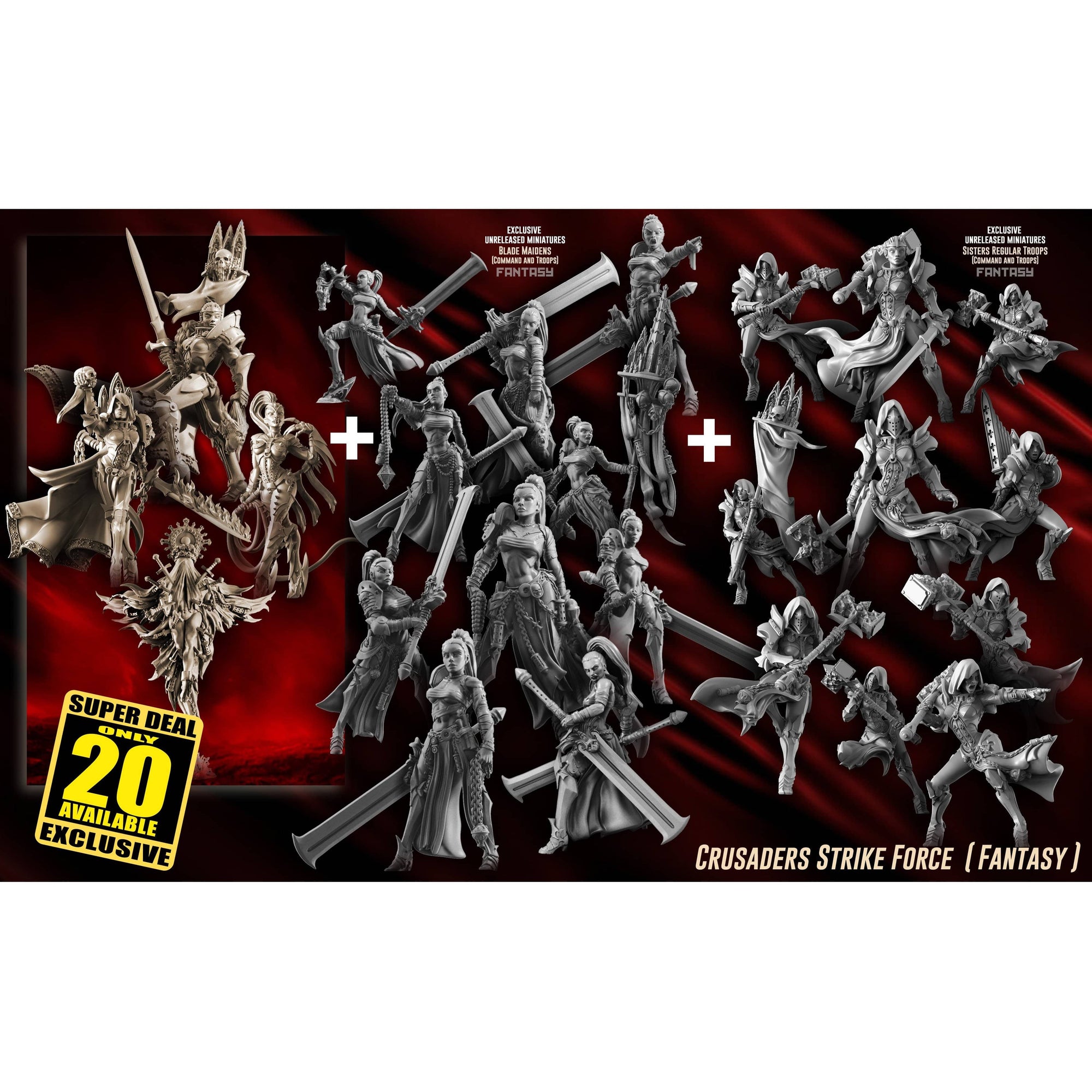 Crusaders Strike Force Pack (hermanas - Fantasía)