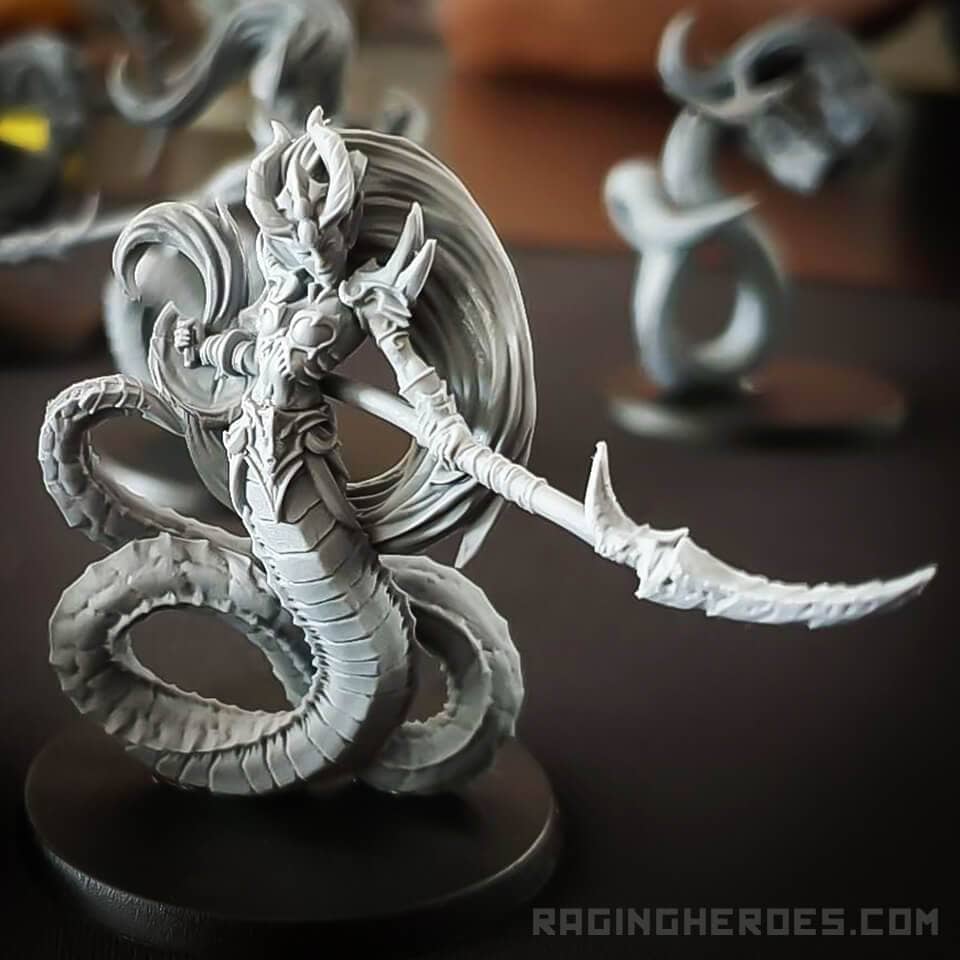 Nagalith Archers and Spearwomen, All 10! (LE - F) - Raging Heroes