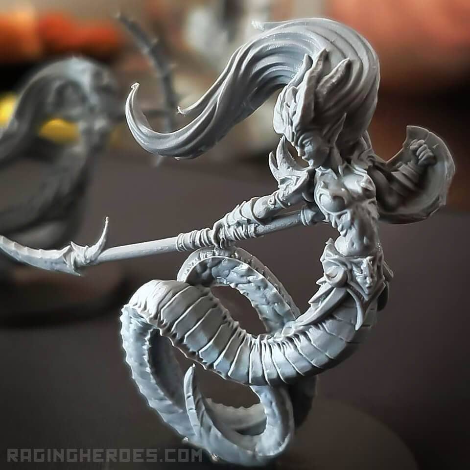 Nagalith Archers and Spearwomen, All 10! (LE - F) - Raging Heroes