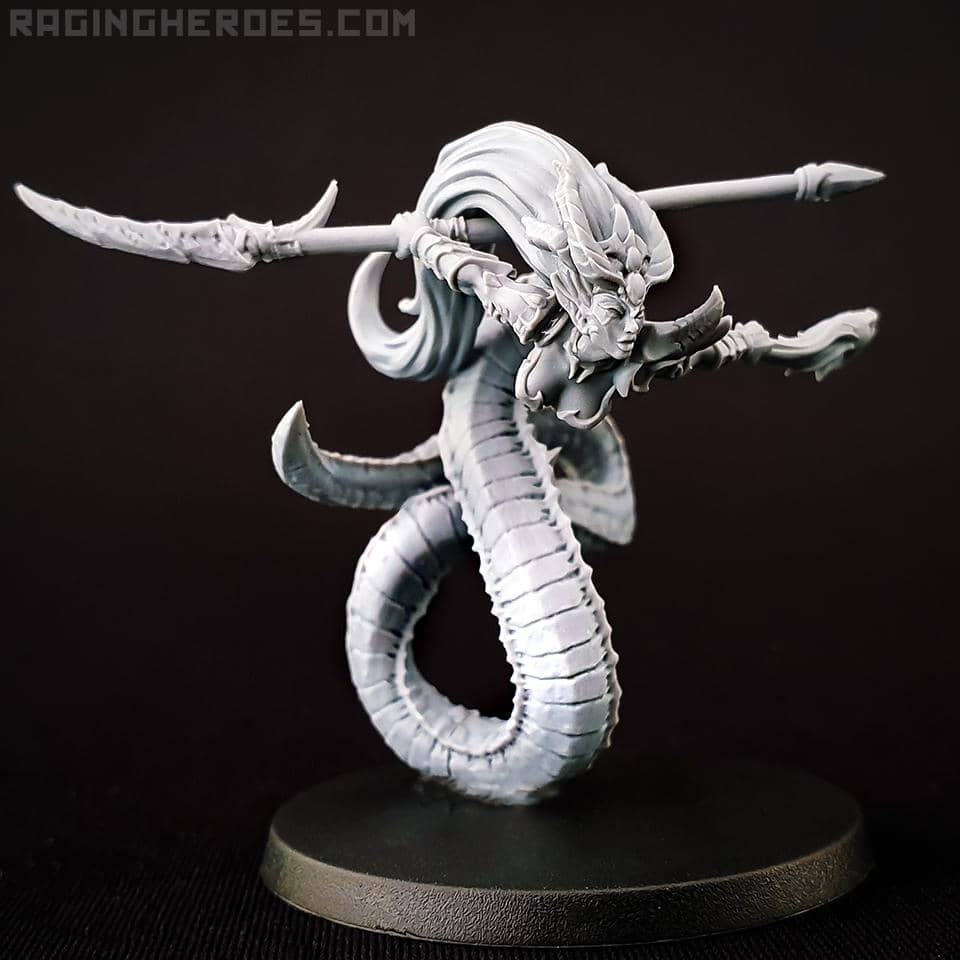 Nagalith Archers and Spearwomen, All 10! (LE - F) - Raging Heroes
