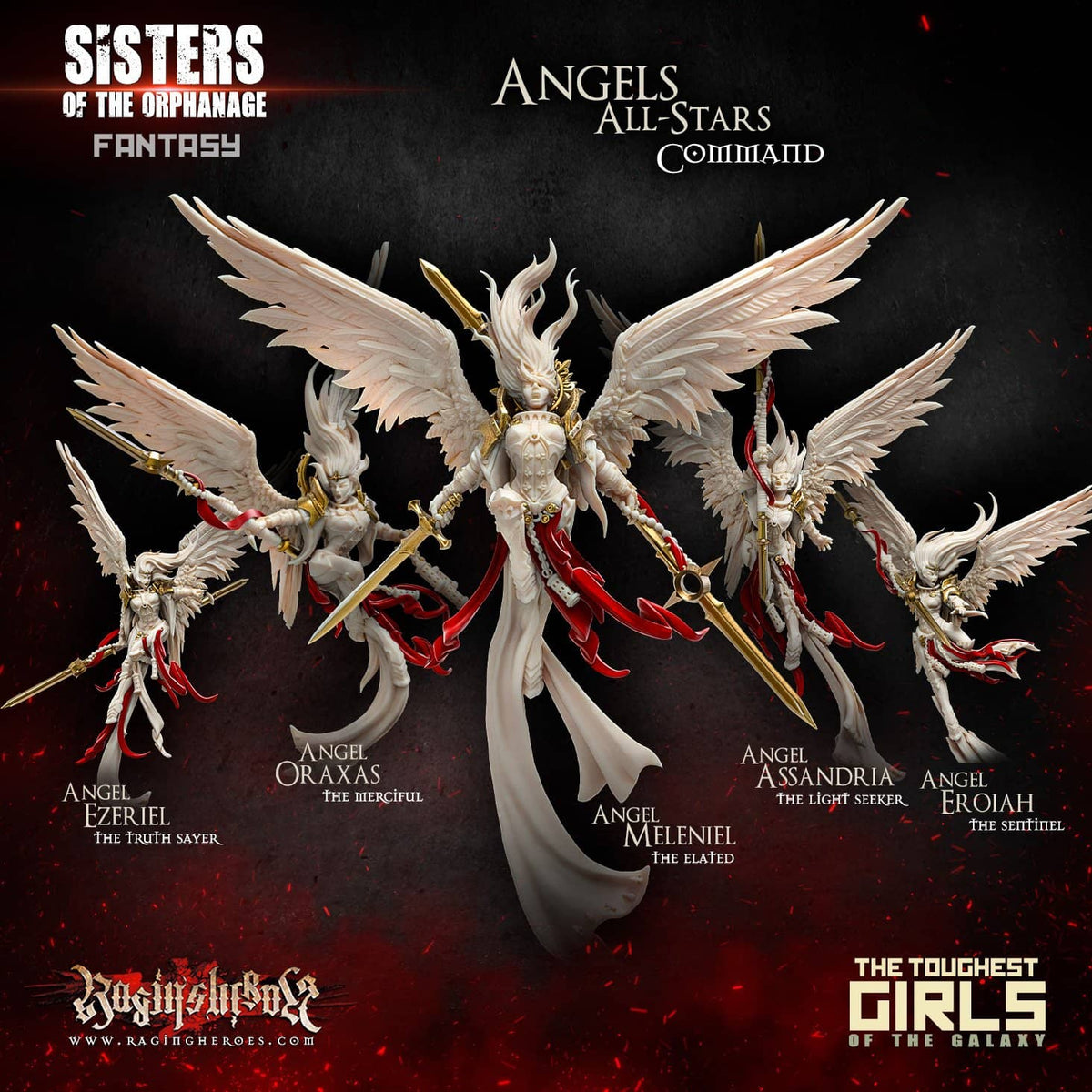 New Angels All-Stars - ALL 10! (Sisters - F) - Raging Heroes