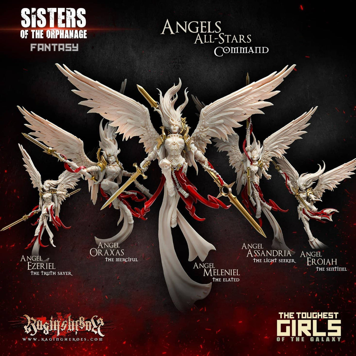 Eurianne and the Sacred Knights Packs (Sisters - F) - Raging Heroes