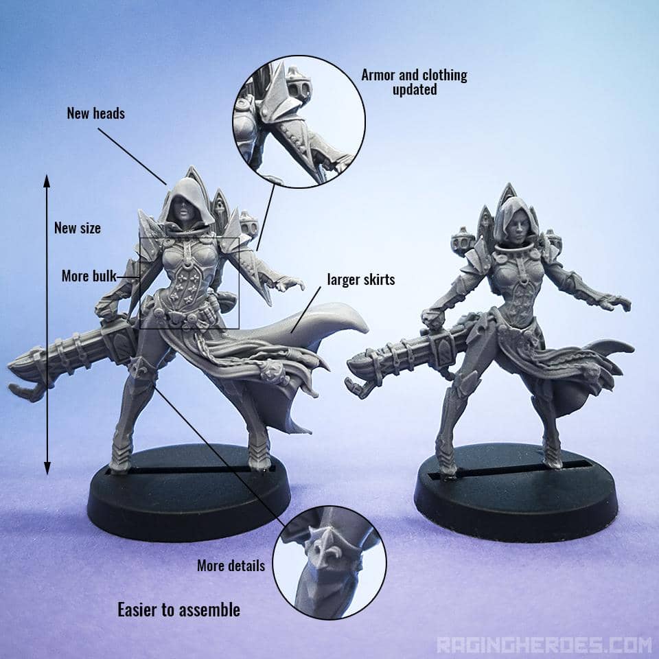 Sacred Warriors Pack (SoEM - SF) - Raging Heroes