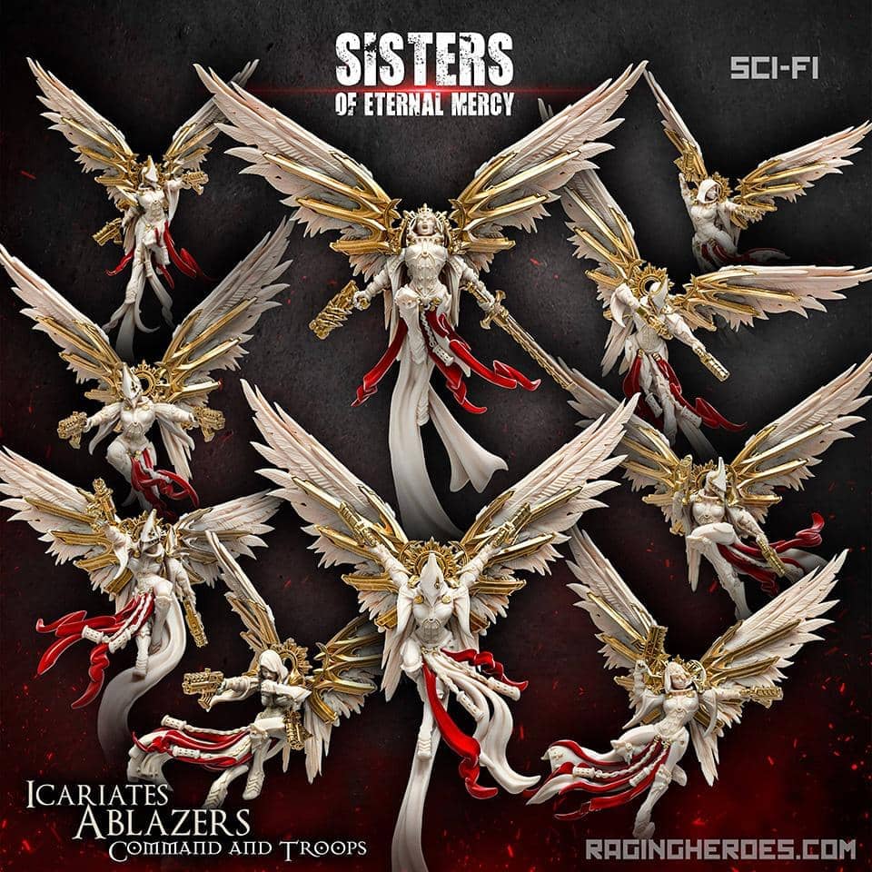 Icariates Ablazers Pack (Sisters - SF) - Raging Heroes