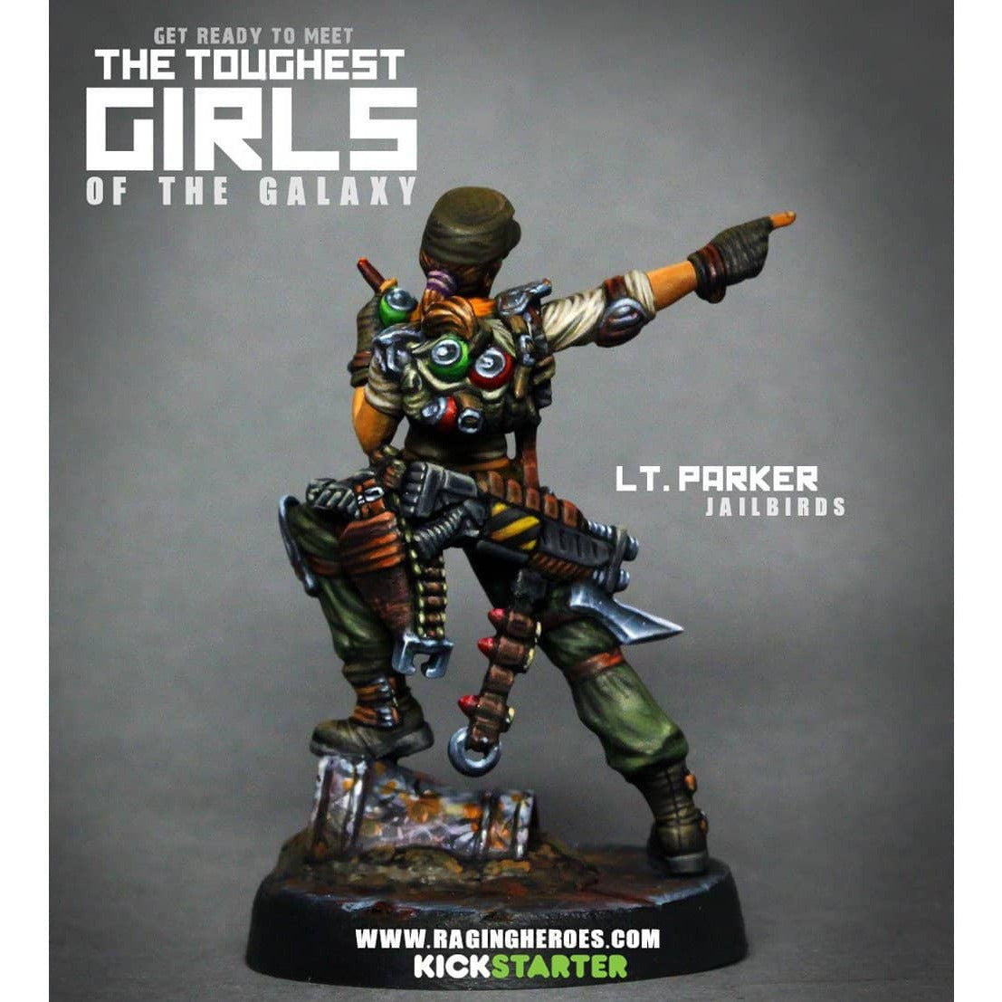 Lieutenant Parker (JB) - Raging Heroes