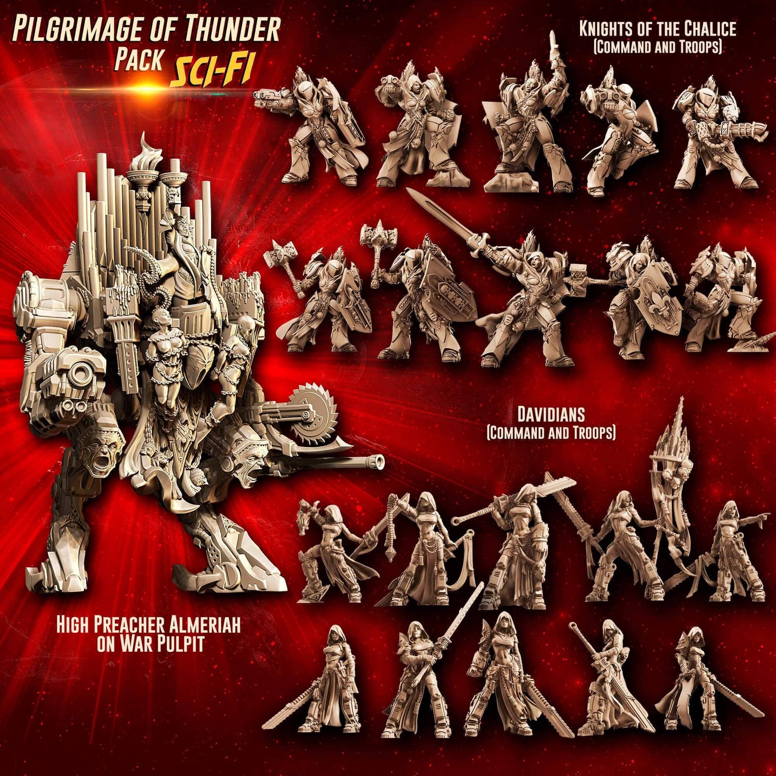 Feat de peregrinação de Thunder Pack. Almeriah (SOEM - SF)