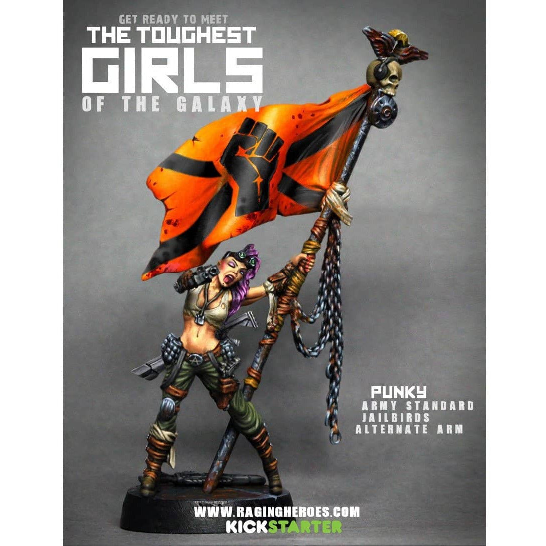 Punky, Army Standard (JB) - Raging Heroes
