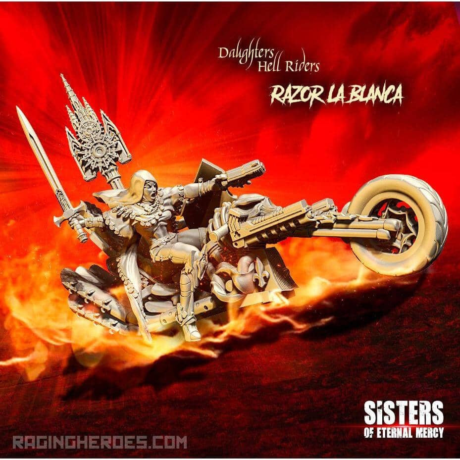 Razor La Blanca, Hell Rider Daughter (SoEM - SF) - Raging Heroes
