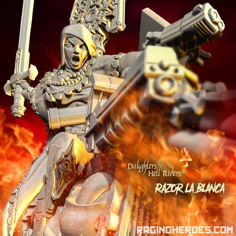 Razor La Blanca, Hell Rider Daughter (SoEM - SF) - Raging Heroes