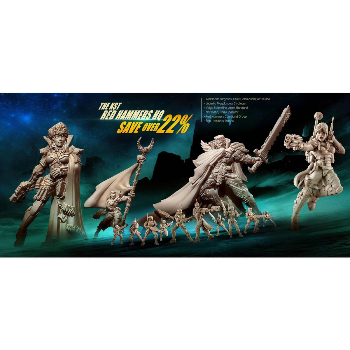 WINTER PACK Kurganova : Red Hammers HQ - Raging Heroes