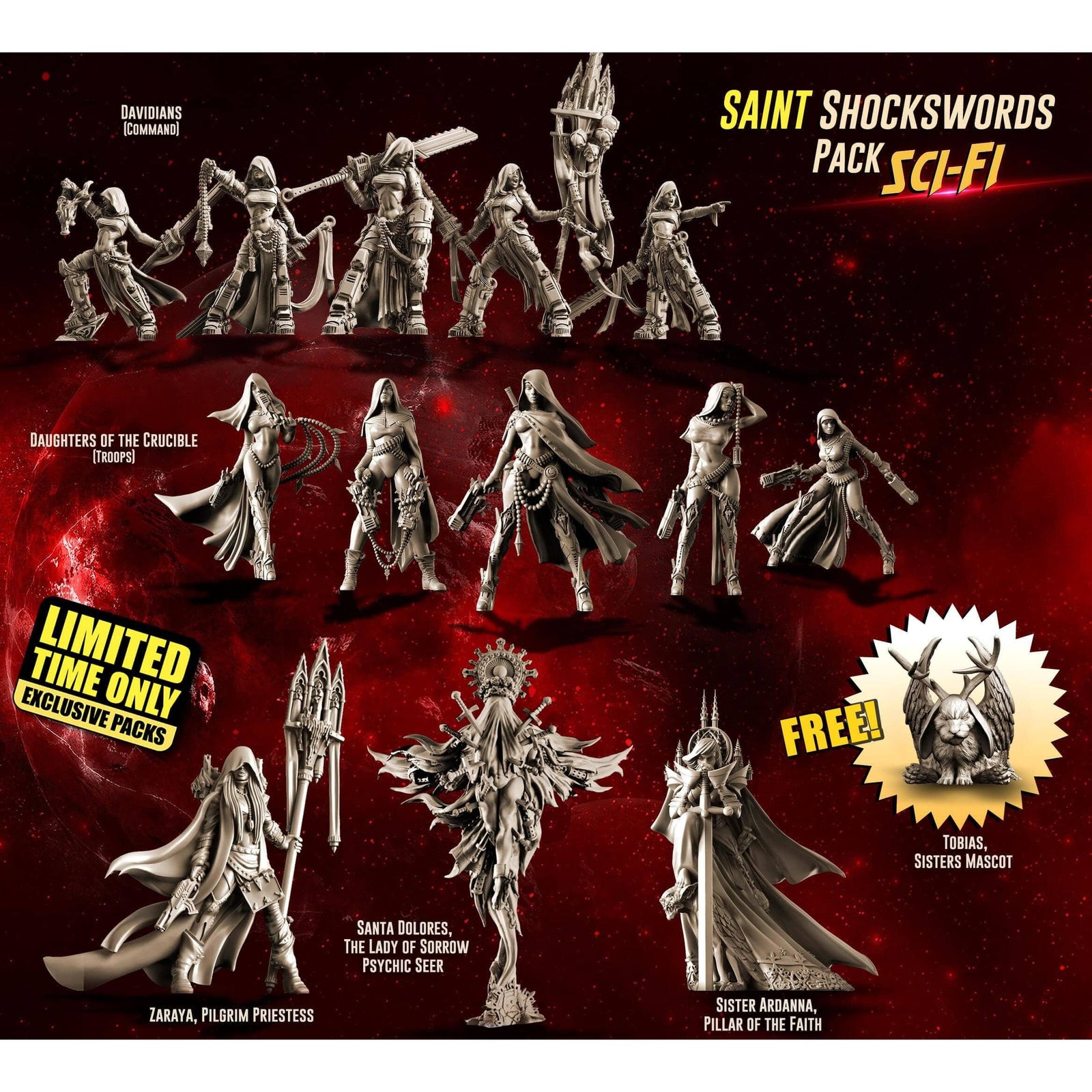 Saint Shockswords Pack (Soem - SF) (Feat.Davidians)