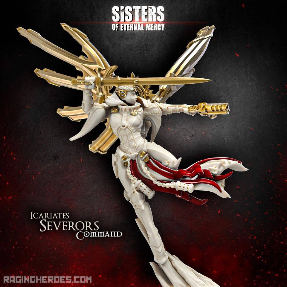 Icariates Severors Command Group (Sisters - SF) - Raging Heroes