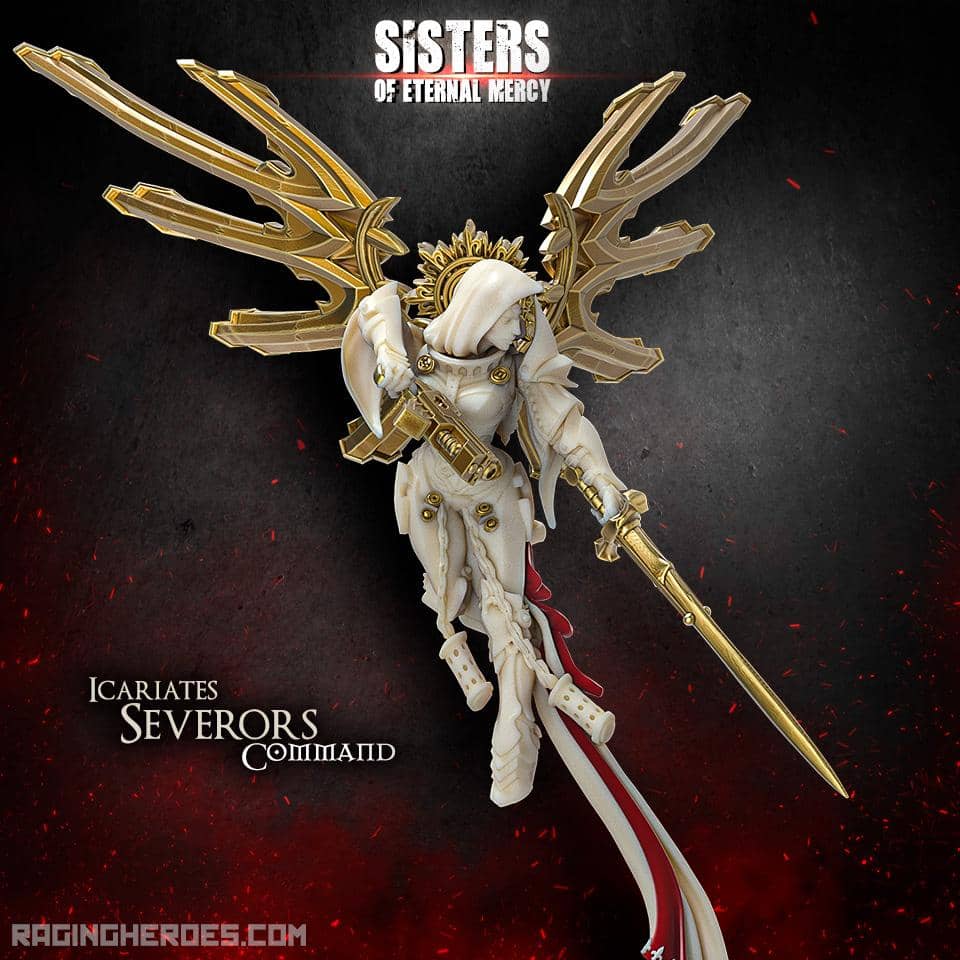 Heavy Fire Pack With Severors (Sisters - SF) - Raging Heroes