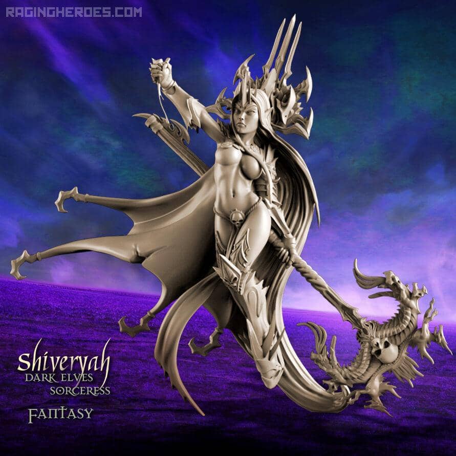Shiveryah, Sorceress (DE - Fantasy) - Raging Heroes
